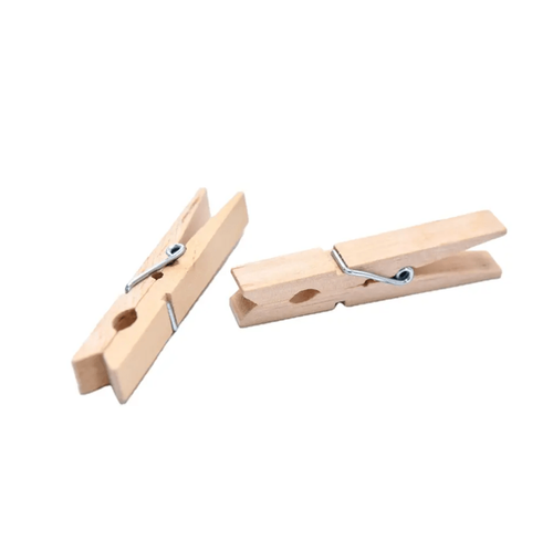 Wooden Clothespins Natural Bamboo Cloth Peg