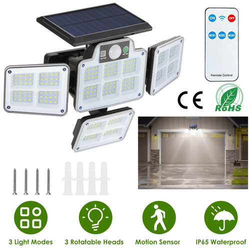 216 LEDs Solar Outdoor Light