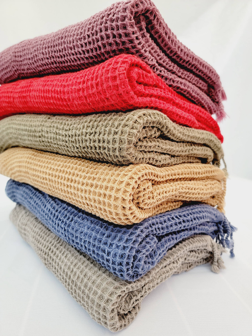 Throw Blanket - Quick fold throw Pink