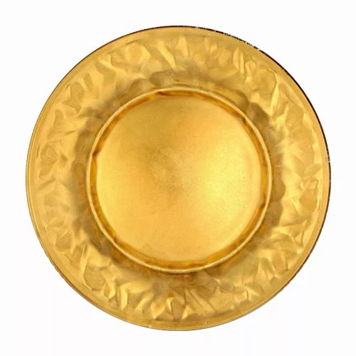 ROCHER 12 Pcs. Gilded Glass Dinnerware Set