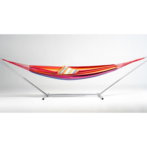 Pink Lavender Striped Single Spreader Bar Hammock