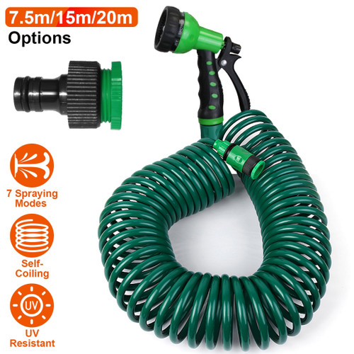 EVA Recoil Garden Hose Flexible Self-coiling Water Hose