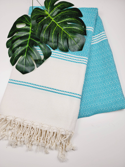 THROW BLANKET 100% COTTON Easy fold throw