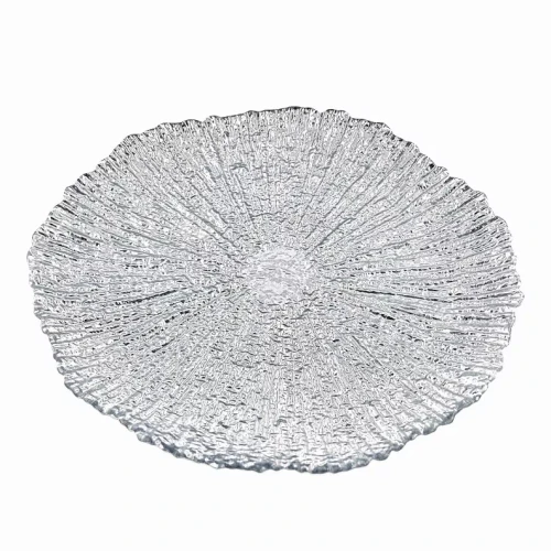 CORAL Gilded Glass Plate