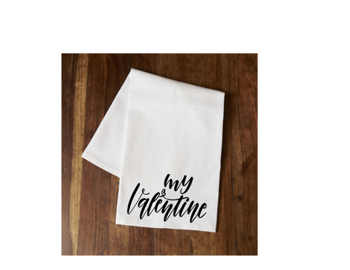 My Valentine Tea Towel