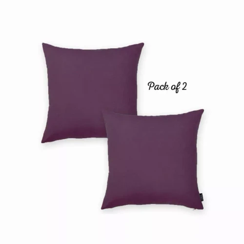 Farmhouse Square and Lumbar Solid Color Throw Pillows Set