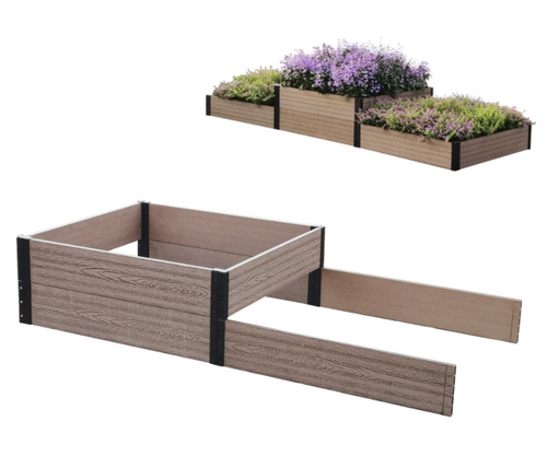Terraced Double Bed Extension 36" L x 74"/38“ W x 7"/14" H