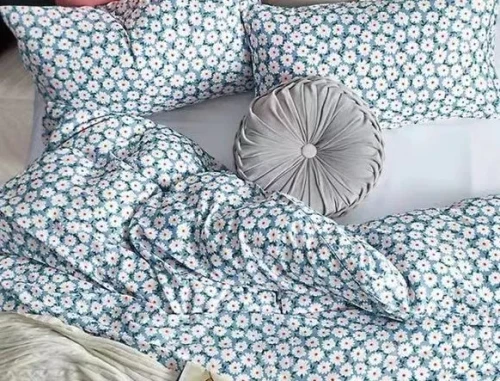 Demi Little Daisy 100% Cotton Double Layer Yarn Comforter Set Queen/Full