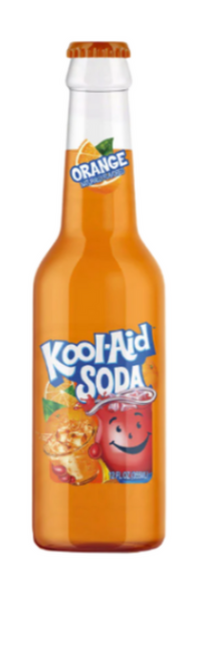 KOOL AID SODA ORANGE (GLASS)