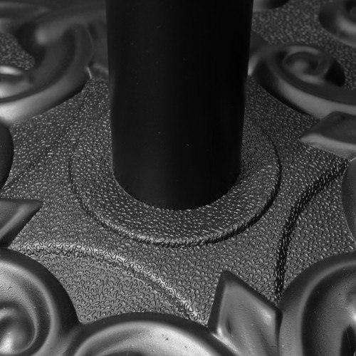 Black Market Umbrella Fillable Steel In Ground Adjustable Umbrella Base