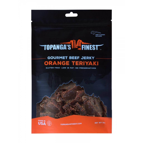Gluten Free Orange Teriyaki Beef Jerky