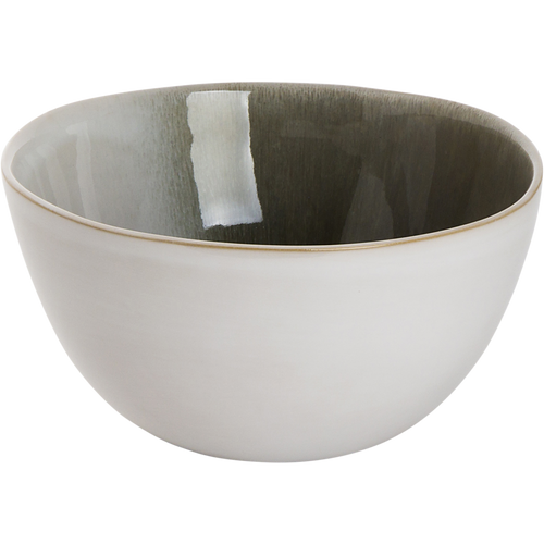 Bowl White/Green Nordic 