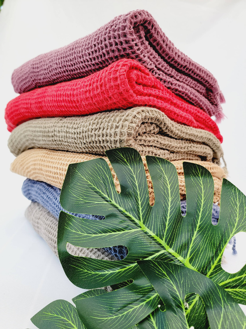 Throw Blanket Turkish Towels- Quick fold throw