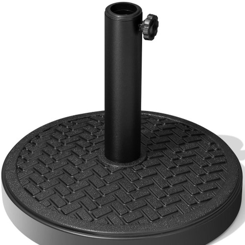 Black Market Umbrella Fillable Steel In Ground Adjustable Umbrella Base