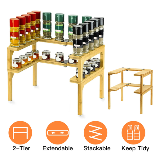 2-Tier Kitchen Spice Rack 