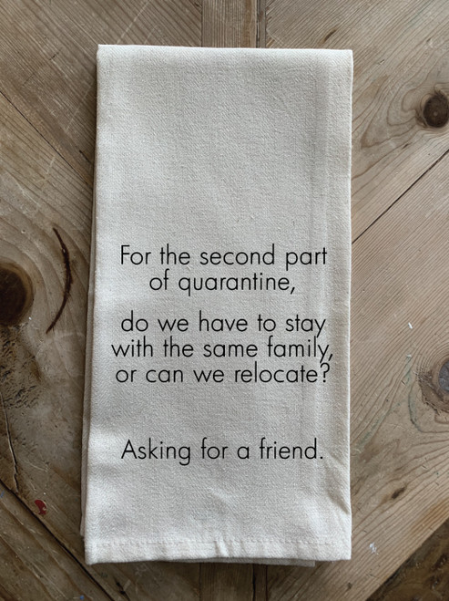 For the second part of quarantine... / Natural Kitchen Towel