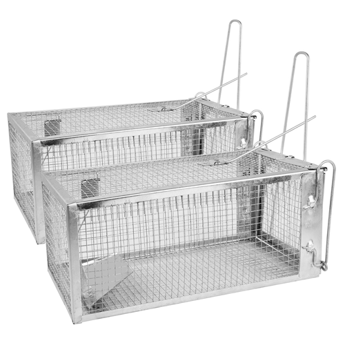 2 Pack Rat Trap Cage Humane Live Rodent 