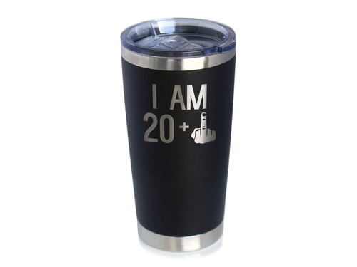 21st Birthday Gifts - Middle Finger Insulated Travel Tumbler