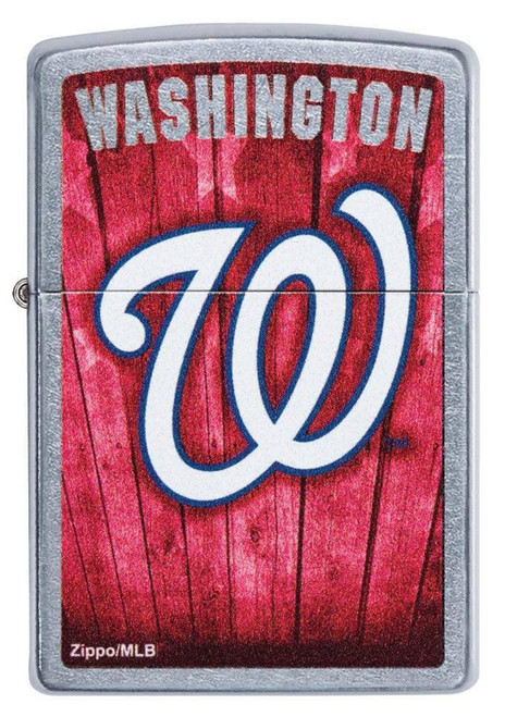 Zippo MLB Washington Nationals Baseball Team Street Chrome Finish Lighter 