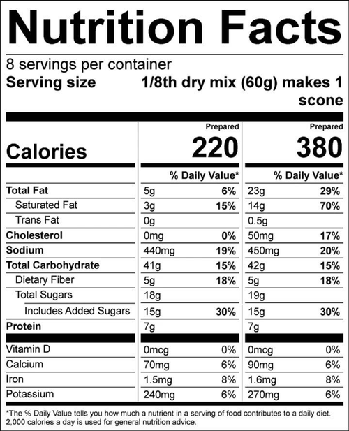 Chocolate Chip Scone Mix