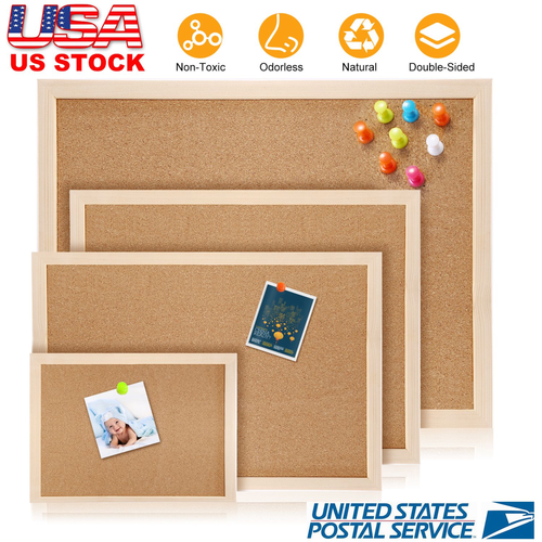 Notice Cork Board Double Sided Bulletin Board 