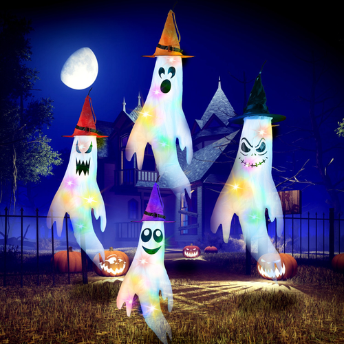 4Pcs Halloween Ghosts 