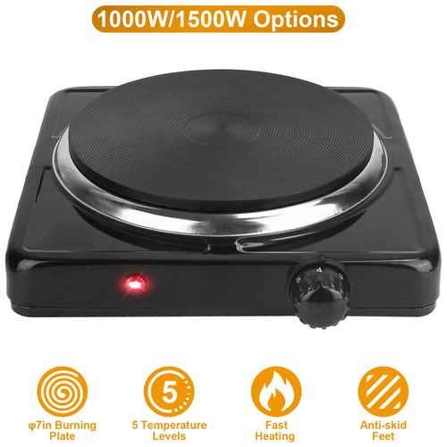 1500W Electric Single Burner 
