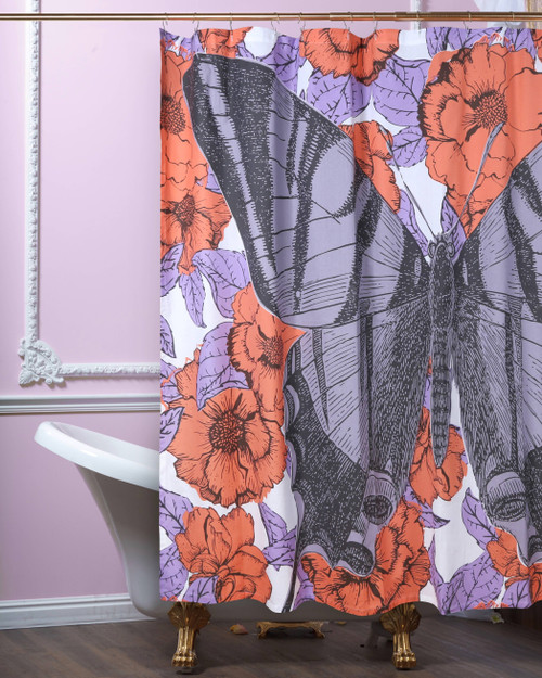Butterfly Shower Curtain