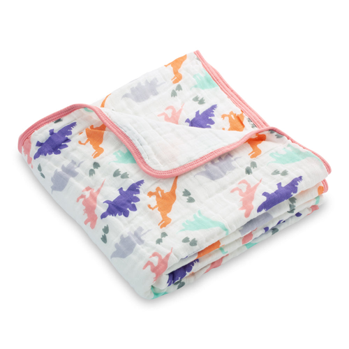 Rawr-Some Girly Muslin Quilt