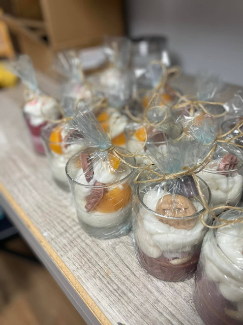 Peach Cobbler Dessert Candle