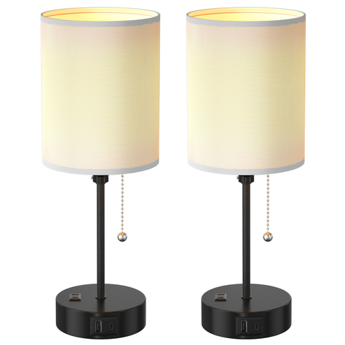 2Pcs Beside Lamps