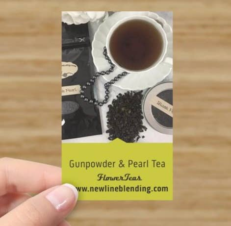 Tea Steeping Information Cards Bulk or Laminated
