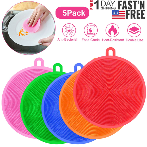5 Pcs Kitchen Cleaning Sponge 