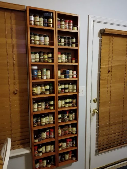 Cyprus On the Wall Spice Rack