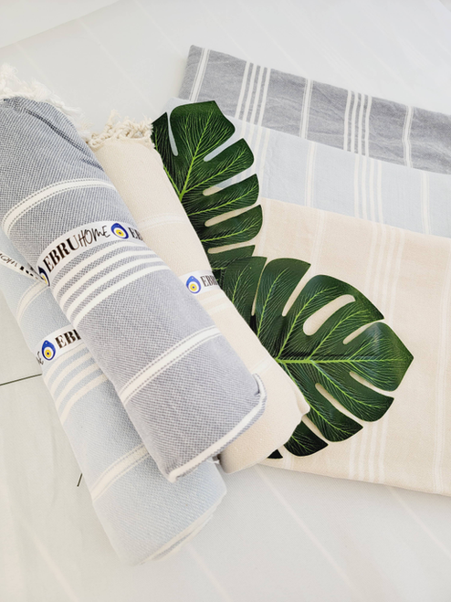 Throw Blanket Cotton-Easy Carry Quick fold throw