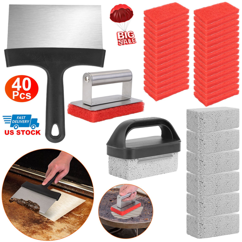 40Pcs Griddle Cleaning Kit for Blackstone