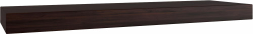 32" Brown Wood Wall Mounted Bathroom Shelves