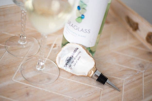 No Vino Phobia (Novinophobia) - Bottle Stopper / Cork