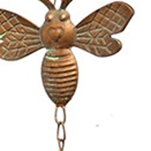 3" Copper Iron Rain Chain