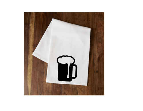 Beer Mug Tea Towel (St. Patrick's Day Theme)