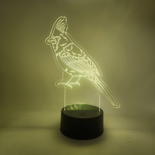 Cardinal LED Lamp | Red Bird Light | Gifts for Birdwatchers