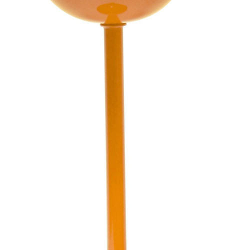 12" Orange Metal Table Lamp
