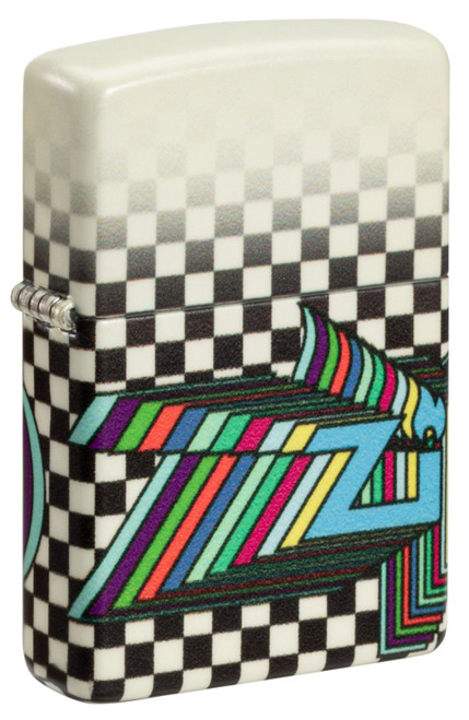 Zippo Nostalgia Retro Logo 540 Glow-In-The-Dark Lighter 