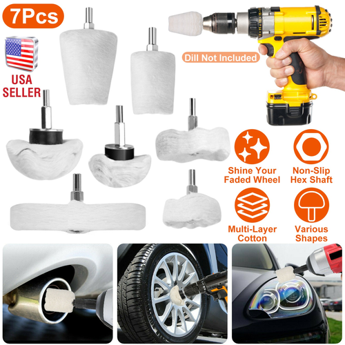 7Pcs Polishing Pads Car 