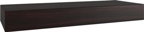 26" Brown Wood Wall Mounted Bathroom Shelves