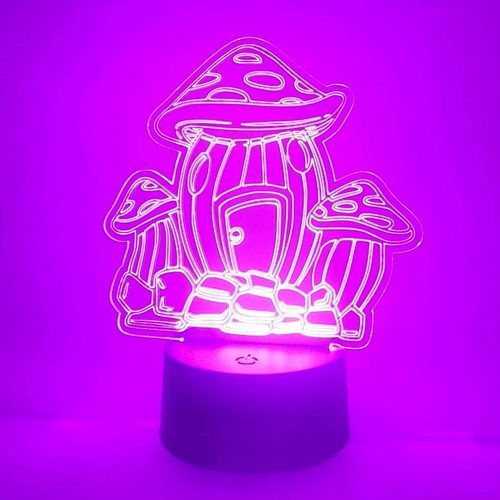 Fairy House Mushroom Lamp | Fairycore Gift | LED Light