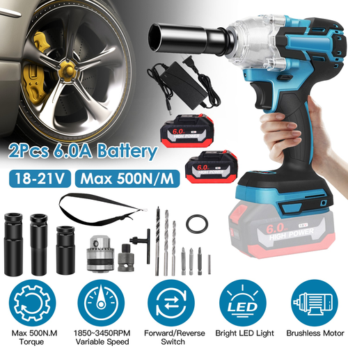 3-In-1 Cordless Electric Impact Wrench Drill Screwdriver