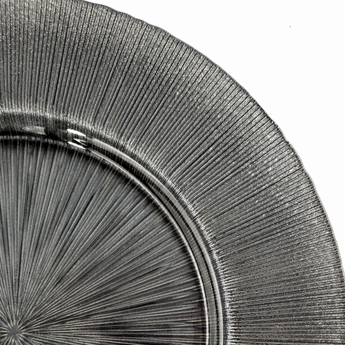 RITZ 13" Glass Charger Plate