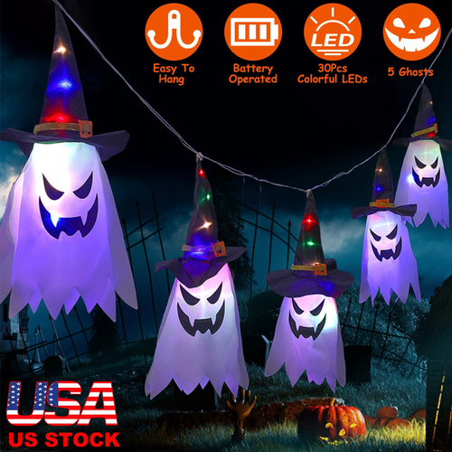 Halloween Ghost Witch Hat 
