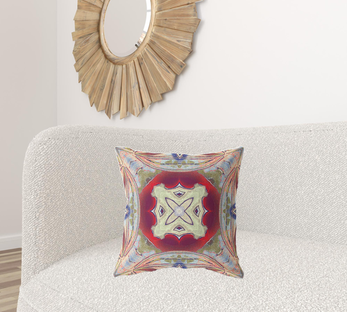 5" X 20" Gray Geometric Indoor Outdoor Throw Pillow